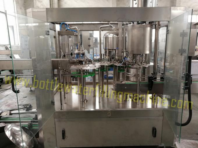Pure Water Bottle Washing / Filling / Capping 3 In 1 Packaging Machine 0